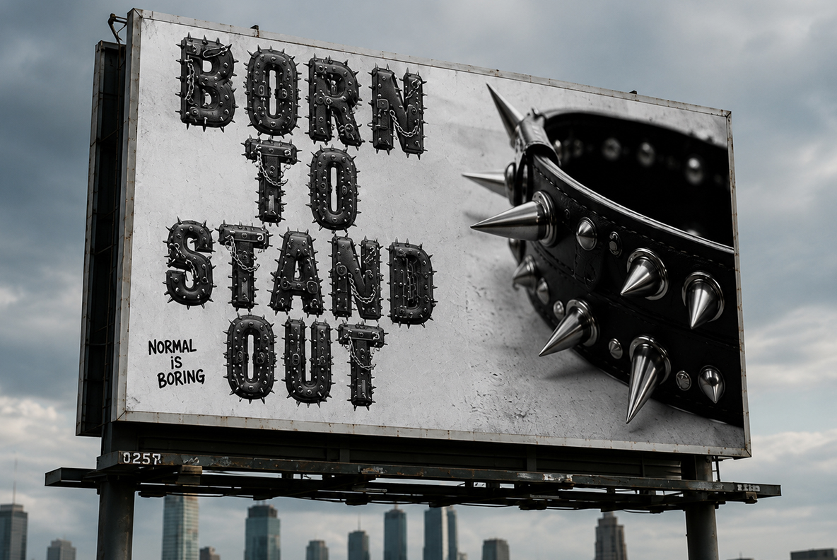 Black Punk Font Black Punk OTF Font letters with spikes