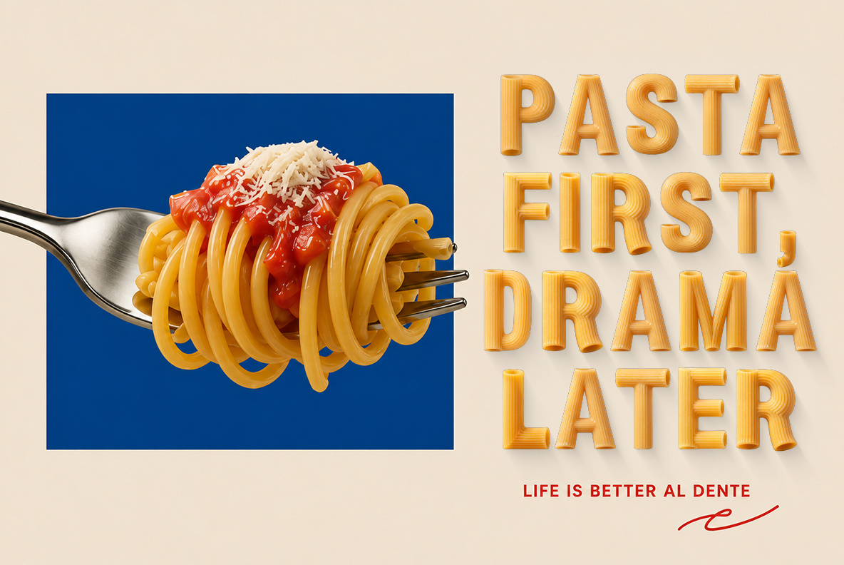 Rigati Pasta Font
