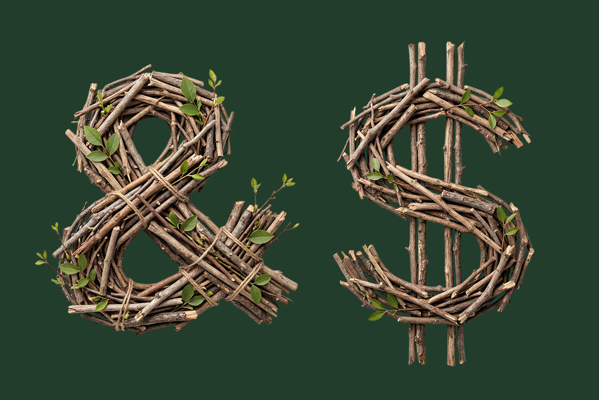 Twigwood Font An alphabet made from twigs