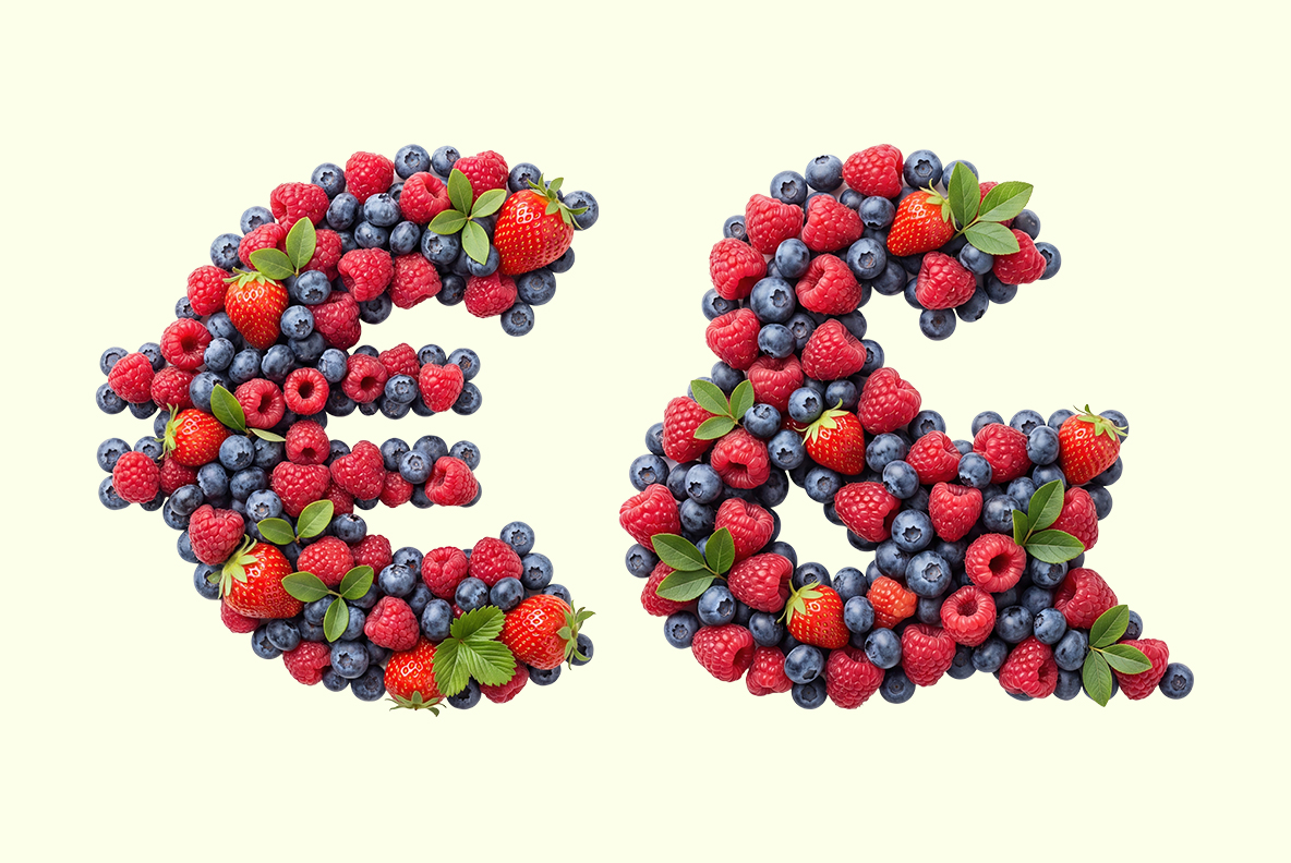 Summer Berries Font Berries Alphabet