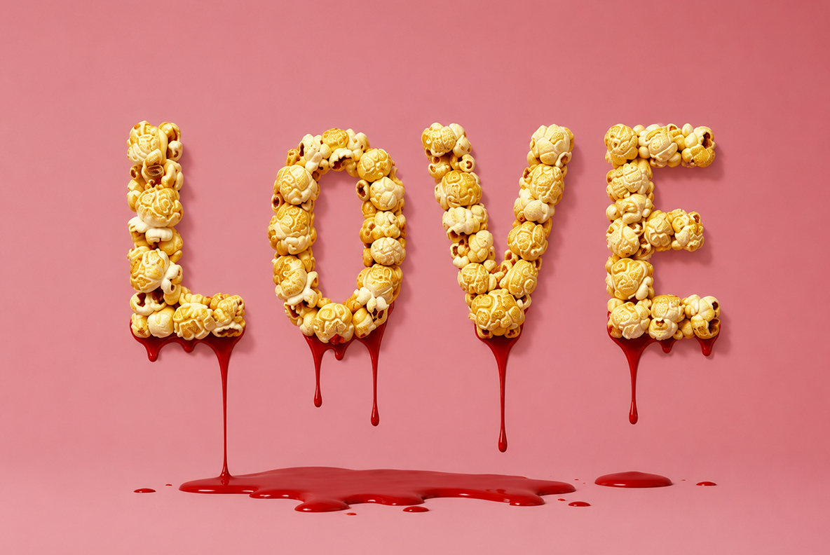 Golden Popcorn Font Popcorn Alphabet