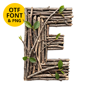Twigwood Font. Branch out your designs!