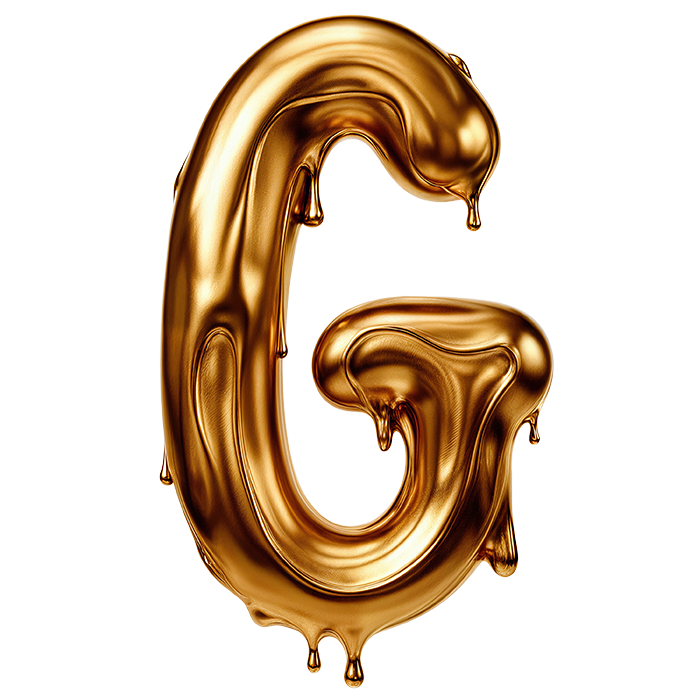 Golden Drip Font. Melted luxury at your fingertips! - Image 3