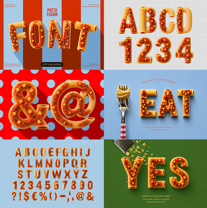 Pasta Alphabet