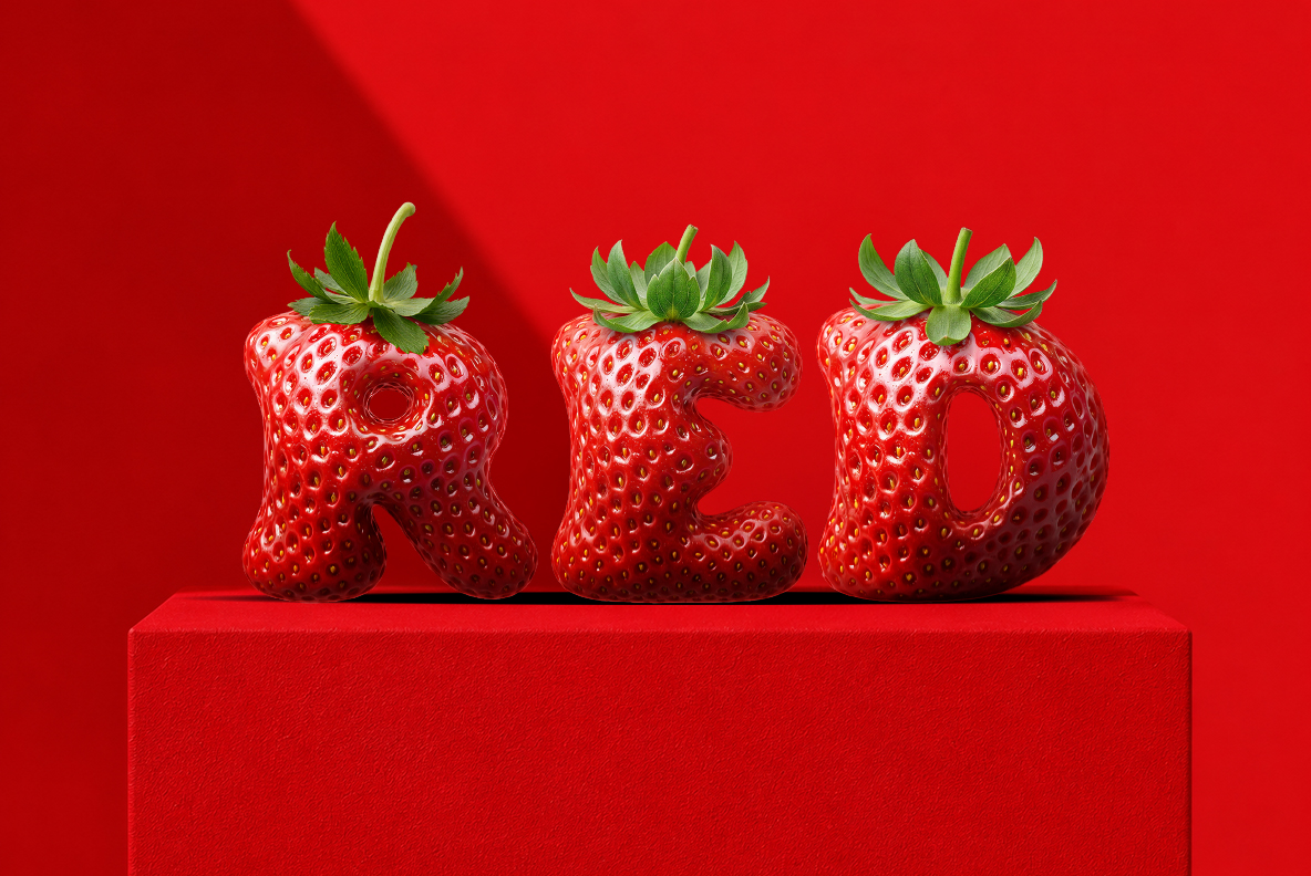 Strawberry Delight Font Strawberry Alphabet