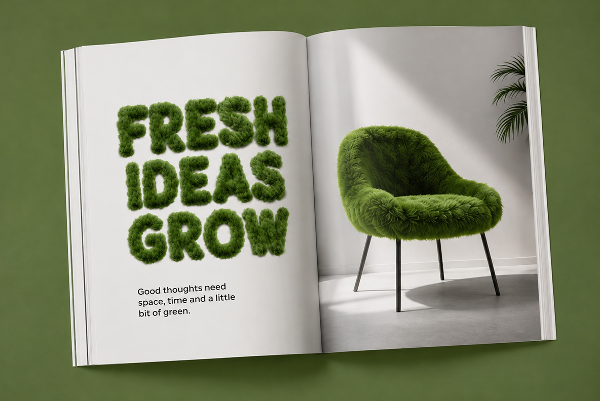 Green Fur Font