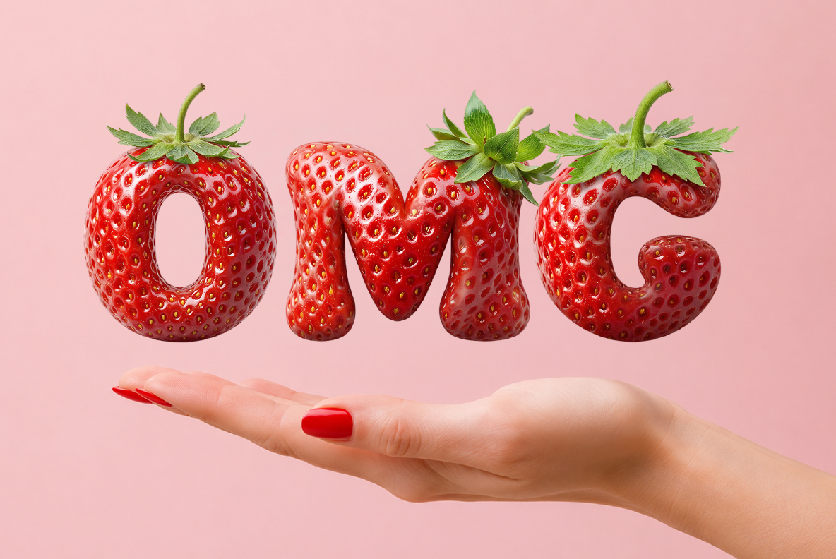 Strawberry Delight Font Strawberry Alphabet