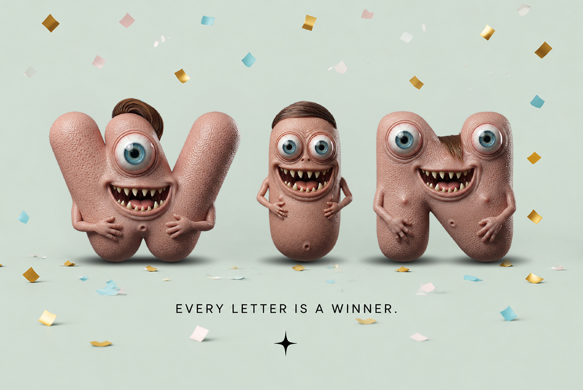 Gobble Monster Font Gobble Monster Alphabet. OTF font and PNG letters.