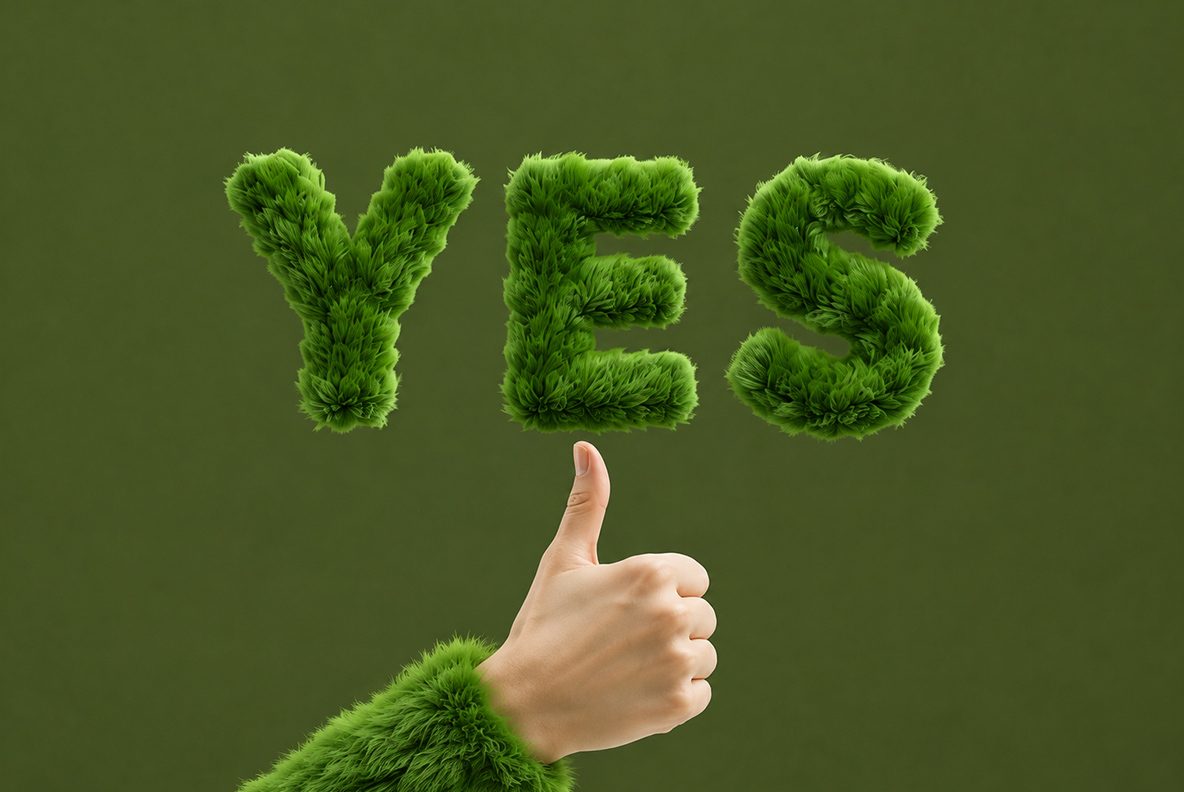 Green Fur Font