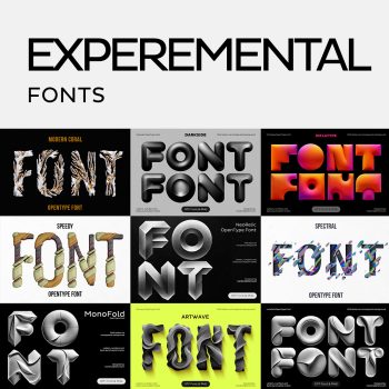 All Experimental Fonts