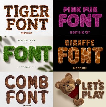 Fur Fonts made by handmadefont