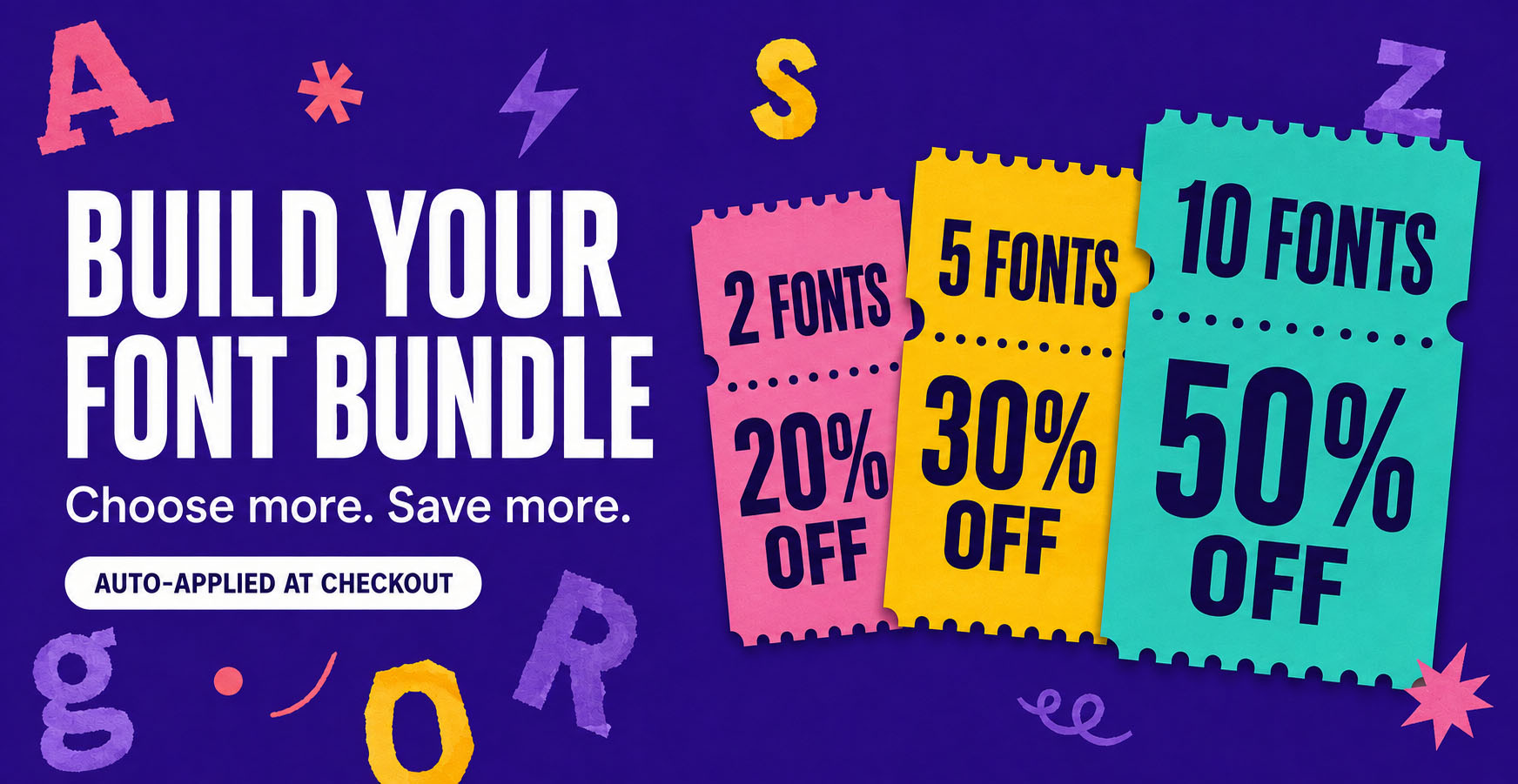 Sale on Handmadefont