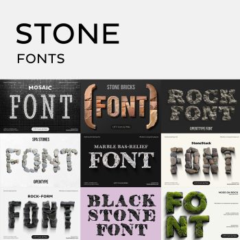 All stone fonts